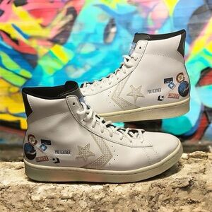 White High-Top Sneakers